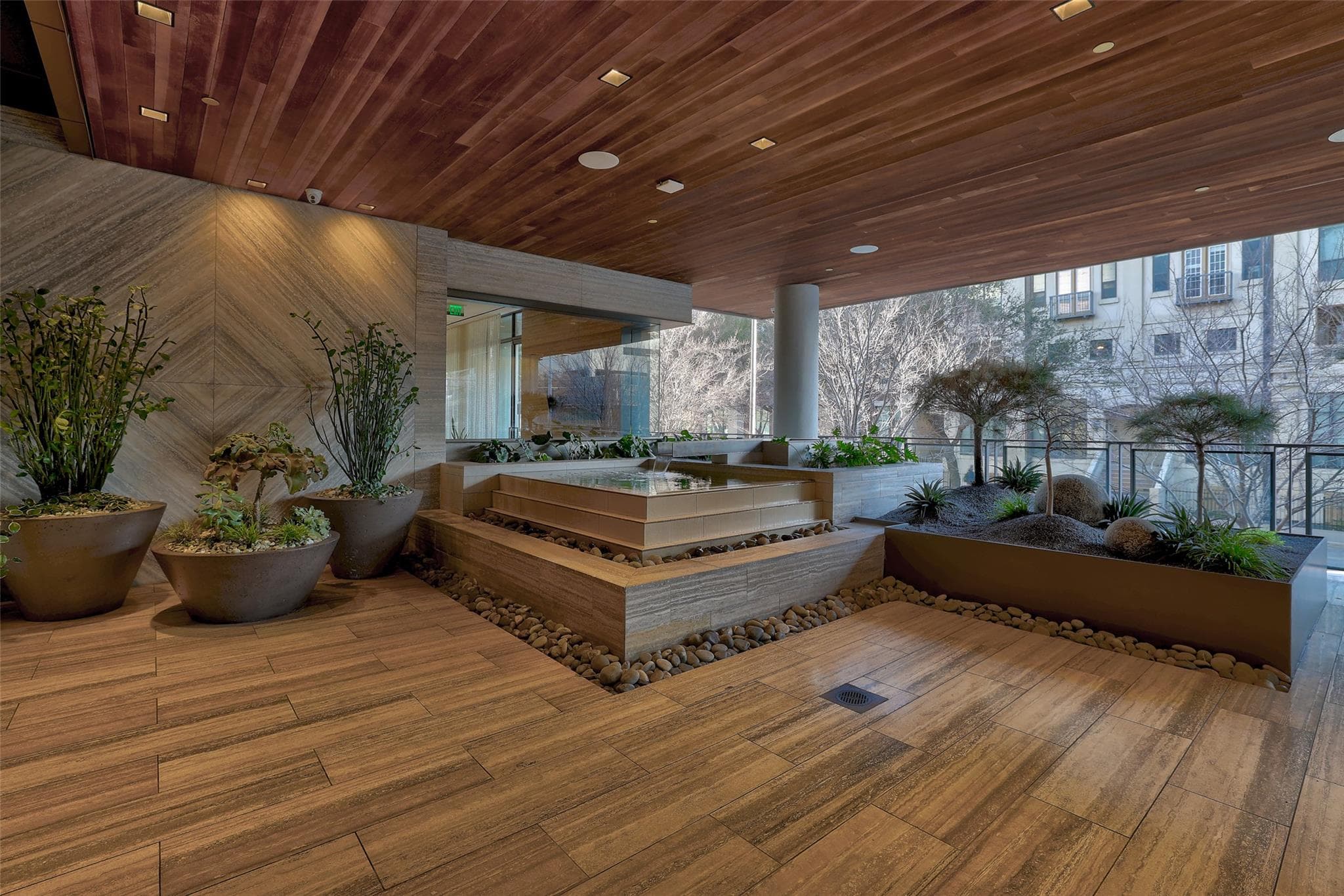 An inviting community space, offering a tranquil