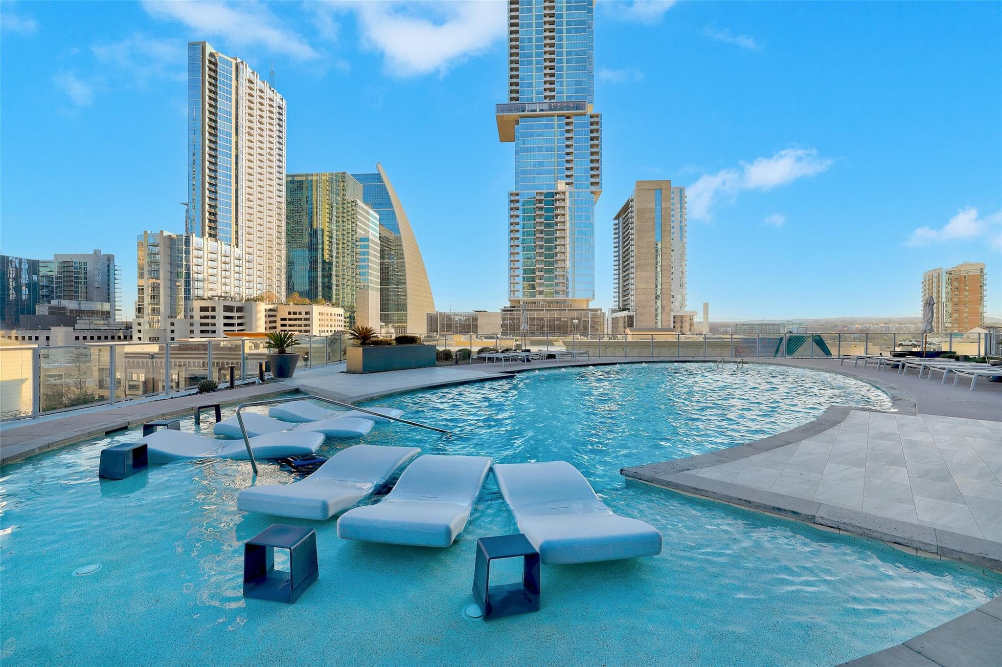 City views and a refreshing rooftop pool deck for