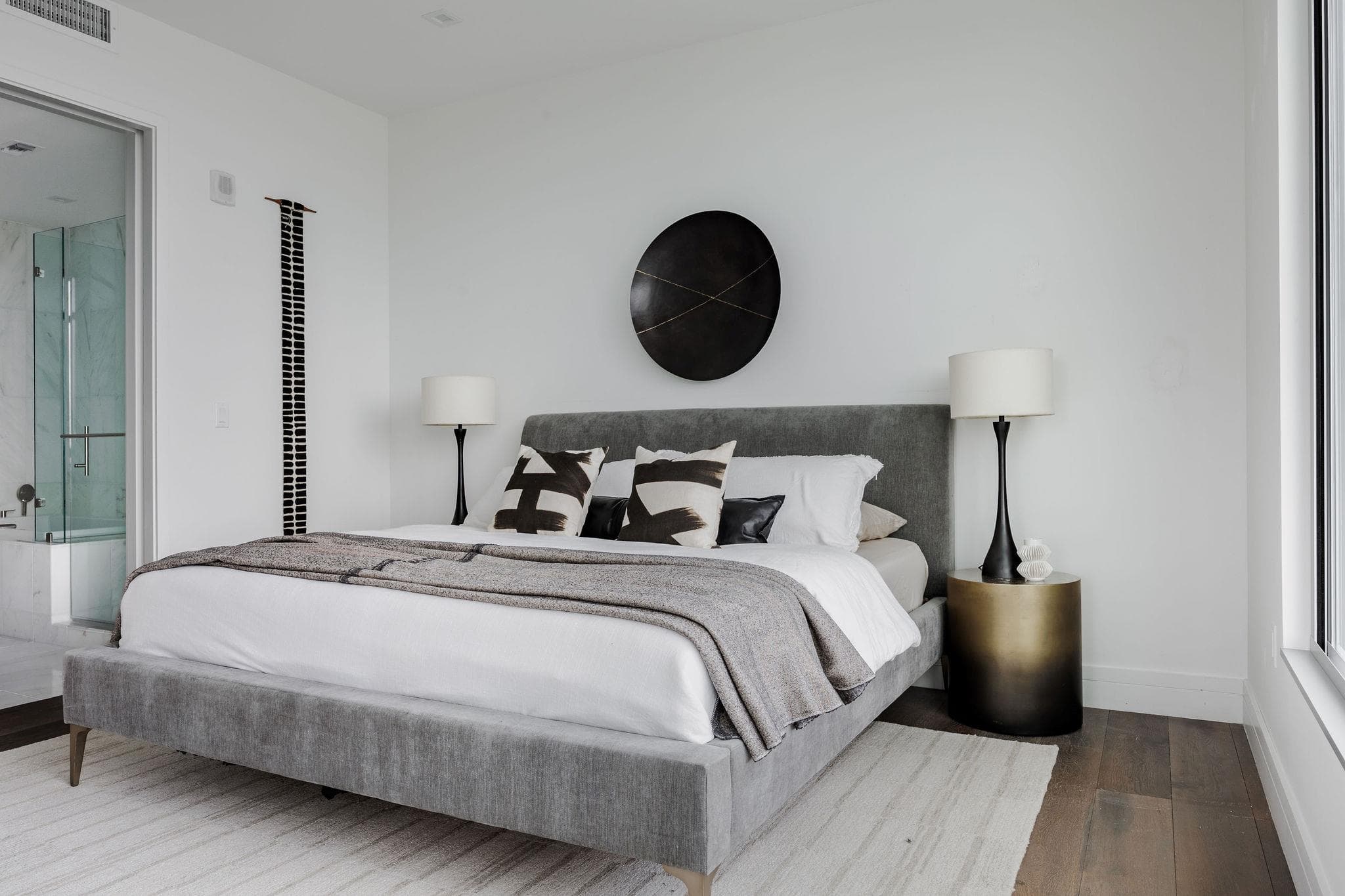 Luxurious sleeping quarters with direct access to